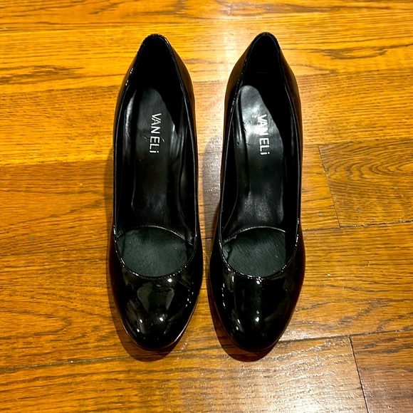 VANELi Women's Arette Satin Patent Trim Pumps - Slip-On Dress Shoes With 1.25" Heel - View #6